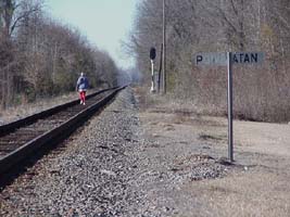 Powhattan Louisiana near the railroad tracks
